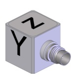 3093M22/M28, Triaxial Accelerometer with TEDS