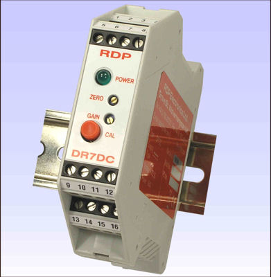 DR7DC, DC Powered Strain Gauge Transducer Amplifier