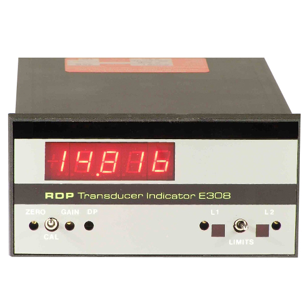 E308 or E309, Analog Amplifier with Digital Panel Meter