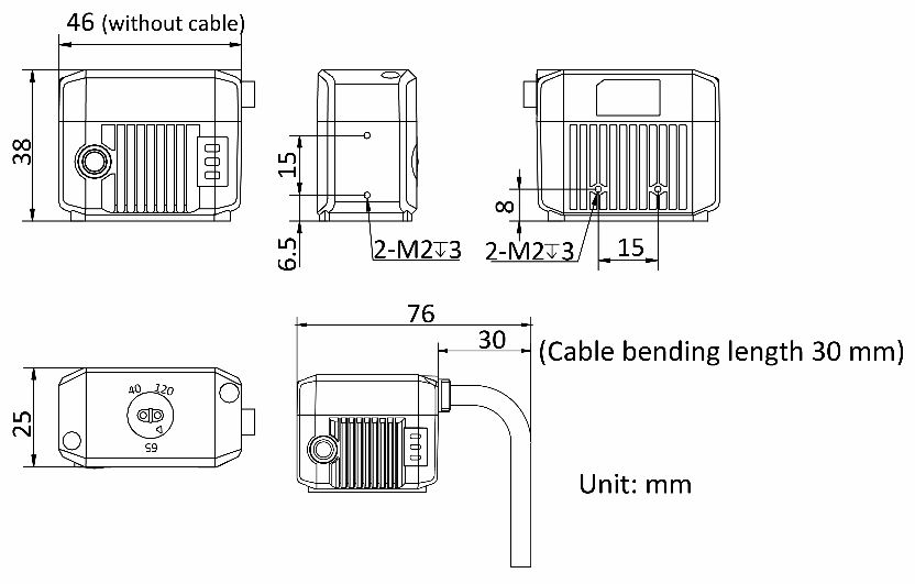 MV-ID2004M Dimensions