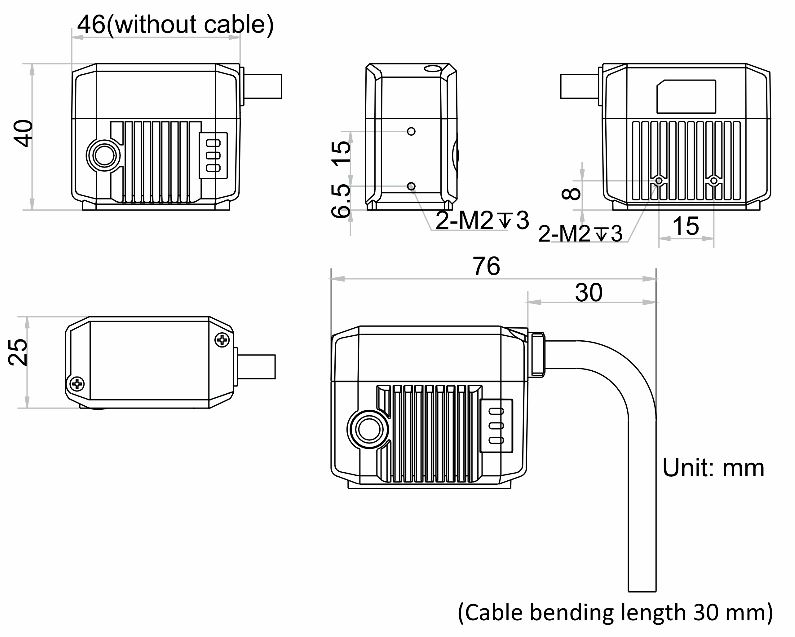 MV-ID2016M-16T dimensions