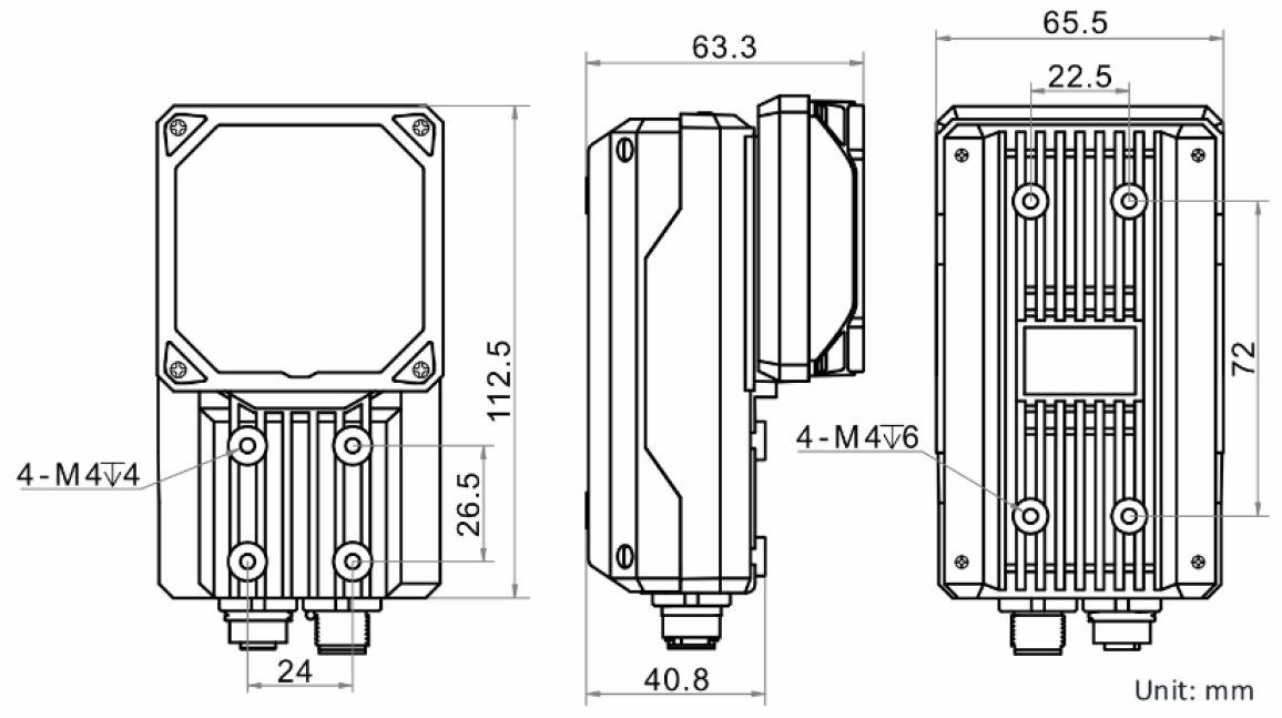 MV-ID5030M dimensions