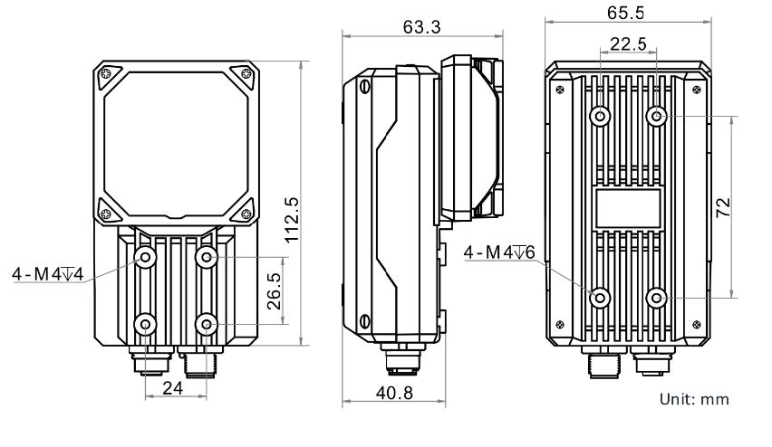 MV-ID5050M dimensions