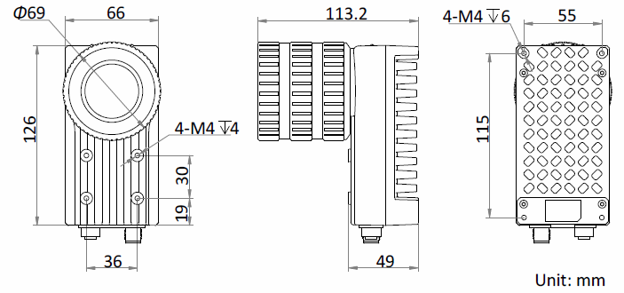 MV-ID6120M-00C-NNG Dimensions