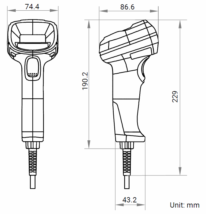 Mv-IDH3013, Dimensions