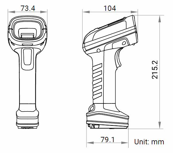 MV-IDH7000B Dimensions