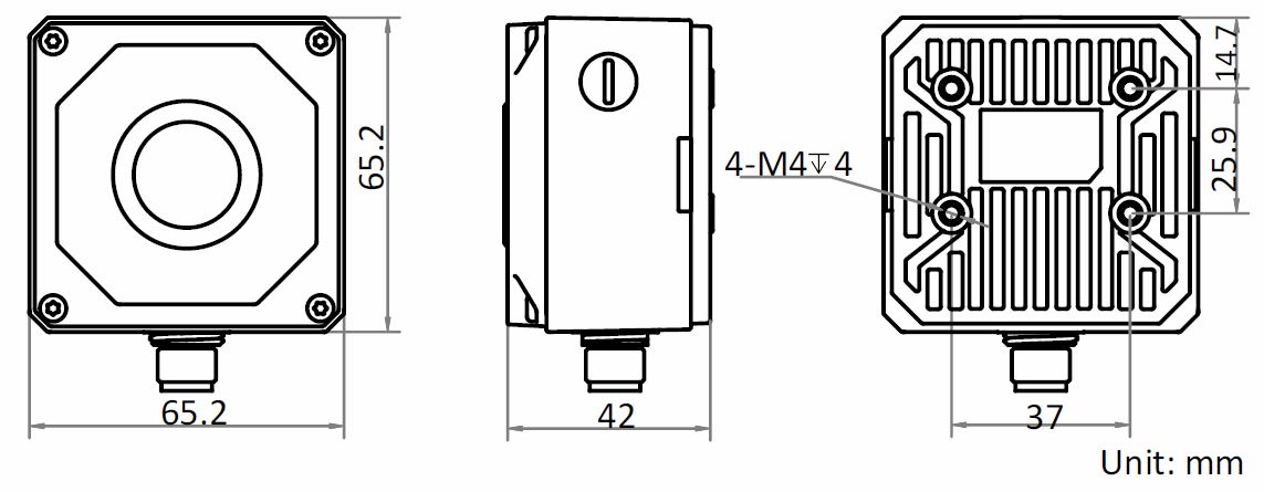 MV-SC2016PC dimensions