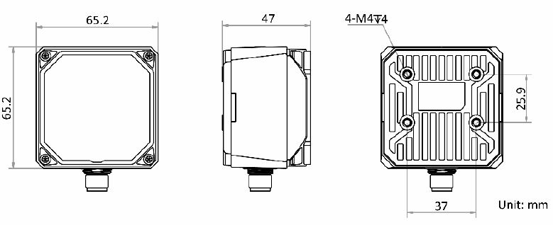 MV-SC3004M, Dimensions