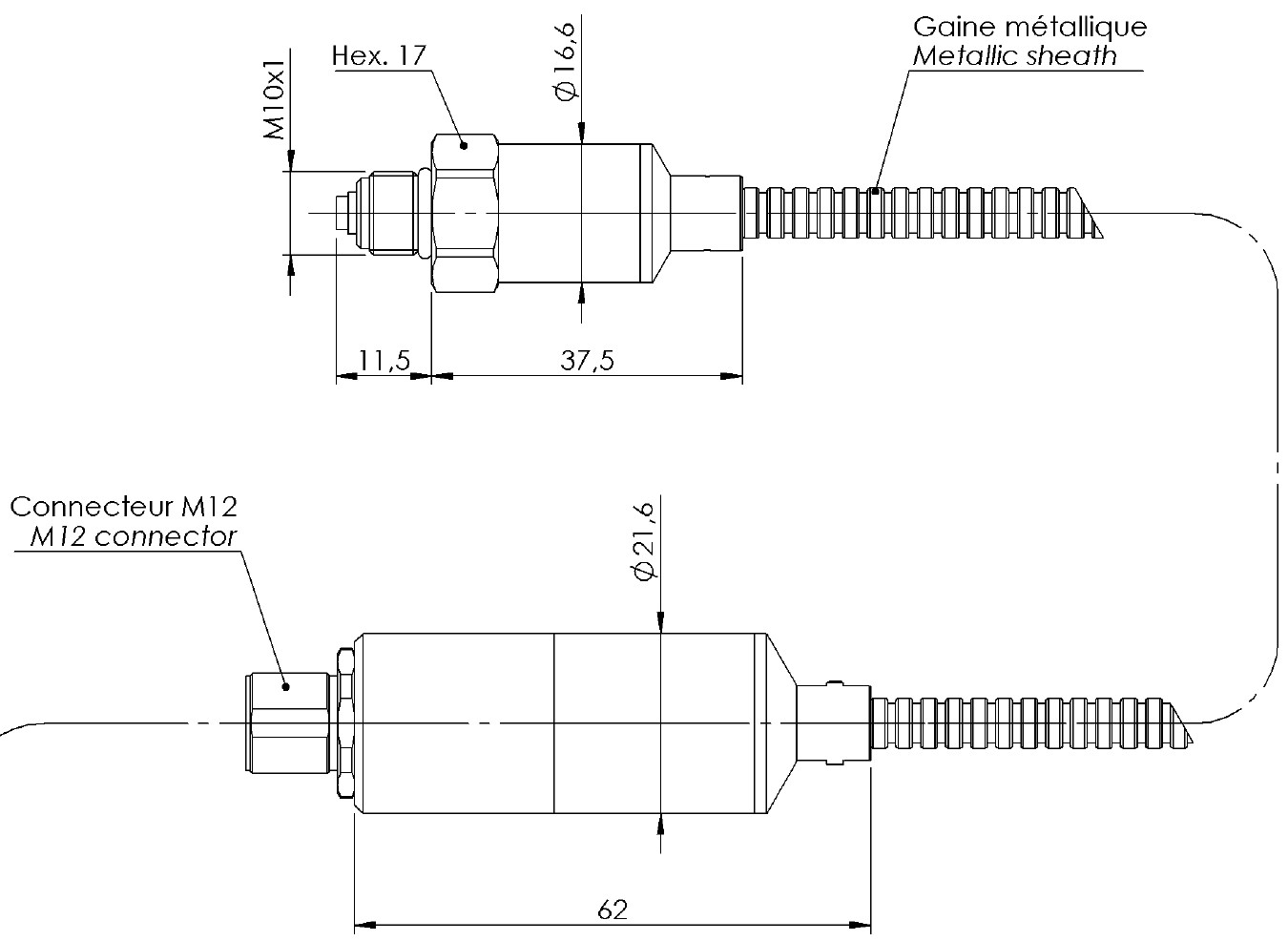 PET160 Dimensions